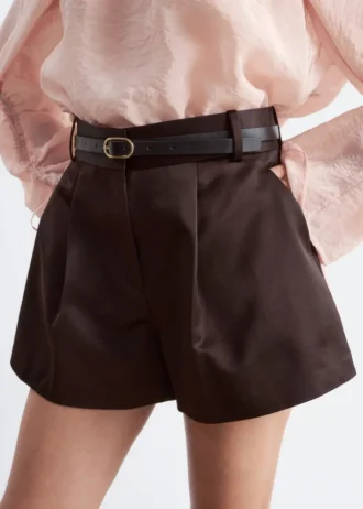 A-linje satengshorts