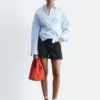Avslappede denimshorts