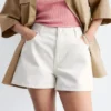 Avslappede denimshorts