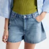 Avslappede denimshorts