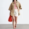 Avslappede denimshorts