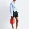 Avslappede denimshorts