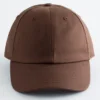 Baseballcap i bomull og lin