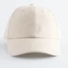 Baseballcap i bomull og lin