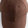 Baseballcap i bomull og lin