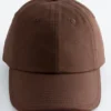 Baseballcap i bomullstwill