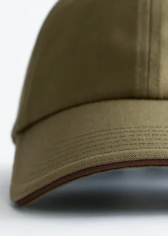 Baseballcap i bomullstwill Baseballcap i bomullstwill