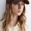 Baseballcap i kordfløyel