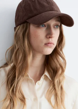Baseballcap i kordfløyel Baseballcap i kordfløyel