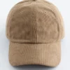 Baseballcap i kordfløyel