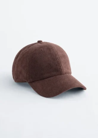 Baseballcap i kordfløyel Baseballcap i kordfløyel