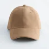 Baseballcap i semsket skinn