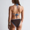 Triangel-bikini med kontrastkant