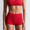 Bikinishorts med høy midje