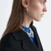 Blazer med skjerf i ull Blazer med skjerf i ull
