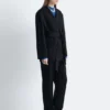 Blazer med skjerf i ull Blazer med skjerf i ull