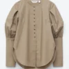 Bluse med puffermmer