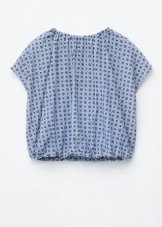 Bluse med trykk