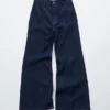 Bootcut-Jeans med omsluttende søm Bootcut-Jeans med omsluttende søm