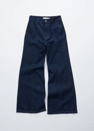 Bootcut-Jeans med omsluttende søm