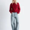Børstet strikket Cardigan Børstet strikket Cardigan