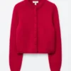 Børstet strikket Cardigan Børstet strikket Cardigan