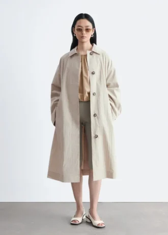 Car Coat med belte