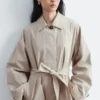 Car Coat med belte Car Coat med belte