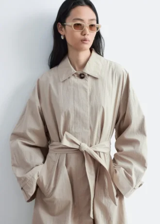 Car Coat med belte