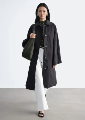 Car Coat med belte