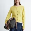Cardigan i alpakablanding