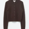 Cardigan i alpakablanding