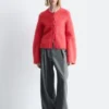 Cardigan i børstet mohairblanding Cardigan i børstet mohairblanding