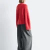 Cardigan i børstet mohairblanding Cardigan i børstet mohairblanding