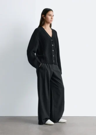 Cardigan i merinoull