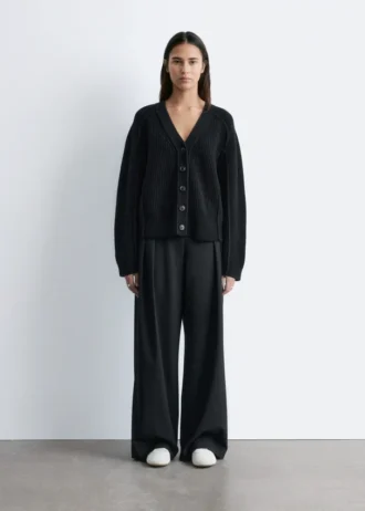 Cardigan i merinoull
