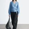 Cardigan i merinoull