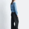 Cardigan i merinoull