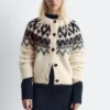 Cardigan i mohairblanding Cardigan i mohairblanding