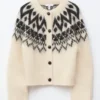Cardigan i mohairblanding Cardigan i mohairblanding
