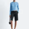 Cardigan i silke-blanding Cardigan i silke-blanding