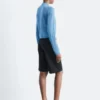 Cardigan i silke-blanding Cardigan i silke-blanding