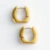 Chunky hoop-øredobber Chunky hoop-øredobber