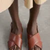 Crossover-sandaler i skinn Crossover-sandaler i skinn