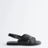 Crossover-sandaler i skinn Crossover-sandaler i skinn