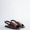Crossover-sandaler i skinn Crossover-sandaler i skinn
