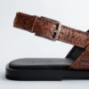 Crossover-sandaler i skinn Crossover-sandaler i skinn