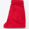 Denimshorts med høy midje