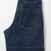 Denimshorts med høy midje Denimshorts med høy midje