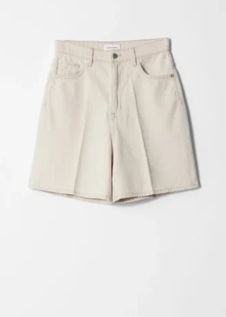 Denimshorts med vid ben